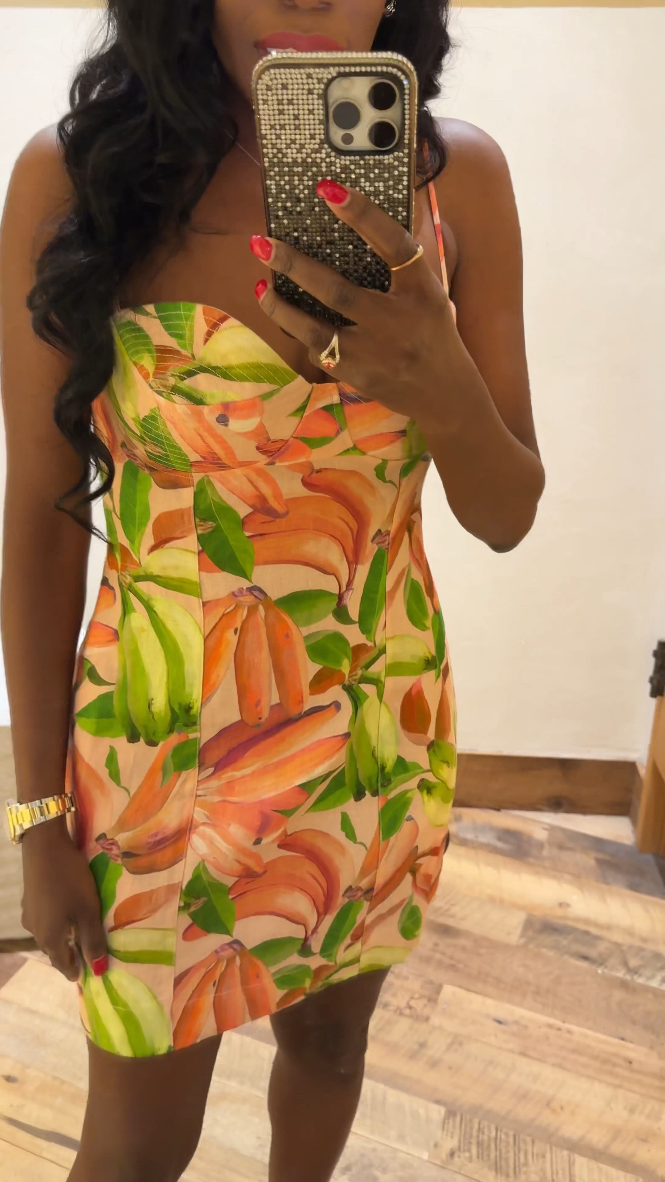 Skort: Currently on sale. Has side pockets. True to size. Wearing a 26. 
Mini Dress: Has side pockets. Easy to wear and true to size. Wearing a small. 

Vacation Outfit, Dress, Floral Dress, Watch  Now, 

#Ootd #LTKSeasonal 



#LTKWatchNow #LTKStyleTip #LTKOver40