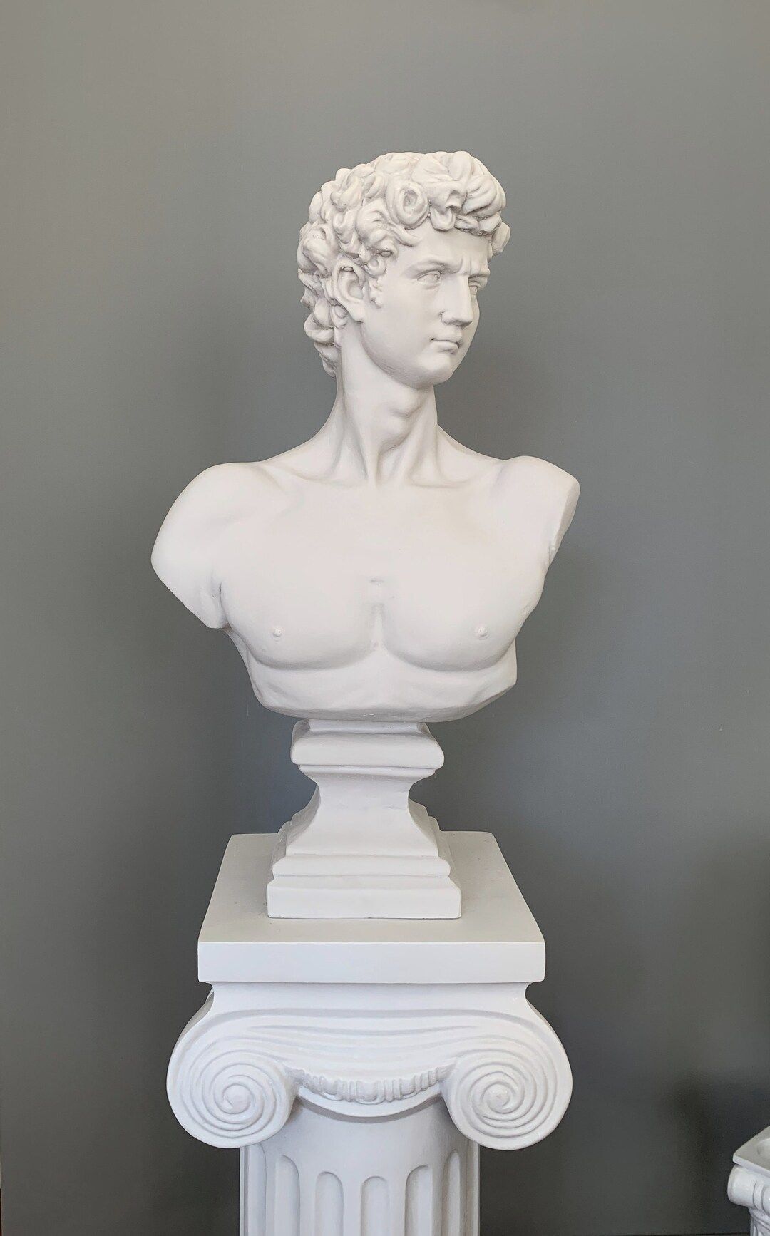 Huge David Statue, 22 inches 55 cm, David Sculpture, Greek Statue, Roman Statue, Bust Statue, Bus... | Etsy (US)