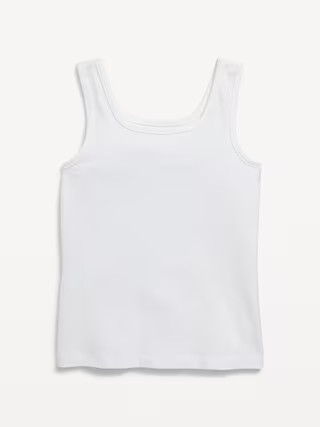 Solid Fitted Tank Top for Girls | Old Navy (US)