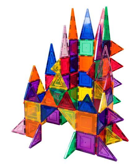 PicassoTiles 101-Piece 3-D Magnetic Building Tile Play Set | Zulily