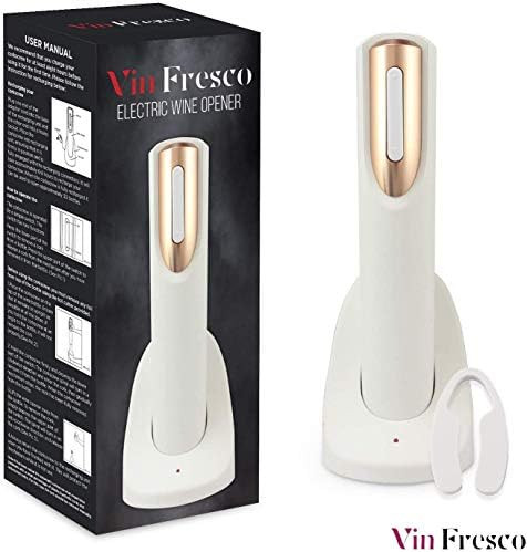 Vin Fresco Electric Wine Opener, Automatic Electric Wine Bottle Corkscrew Opener with Foil Cutter, R | Amazon (US)