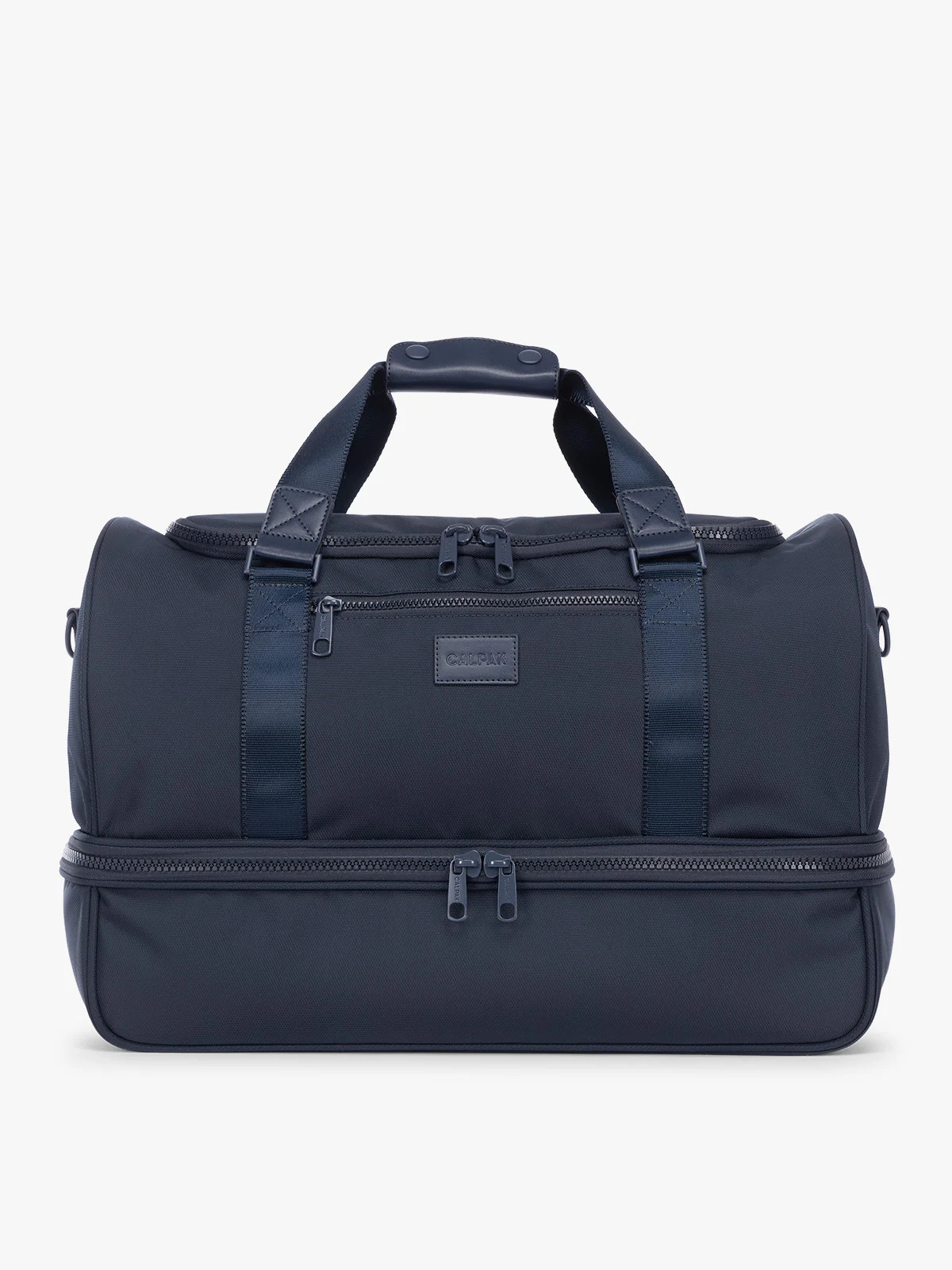 Stevyn Duffel Bag with Shoe Compartment in Navy | CALPAK