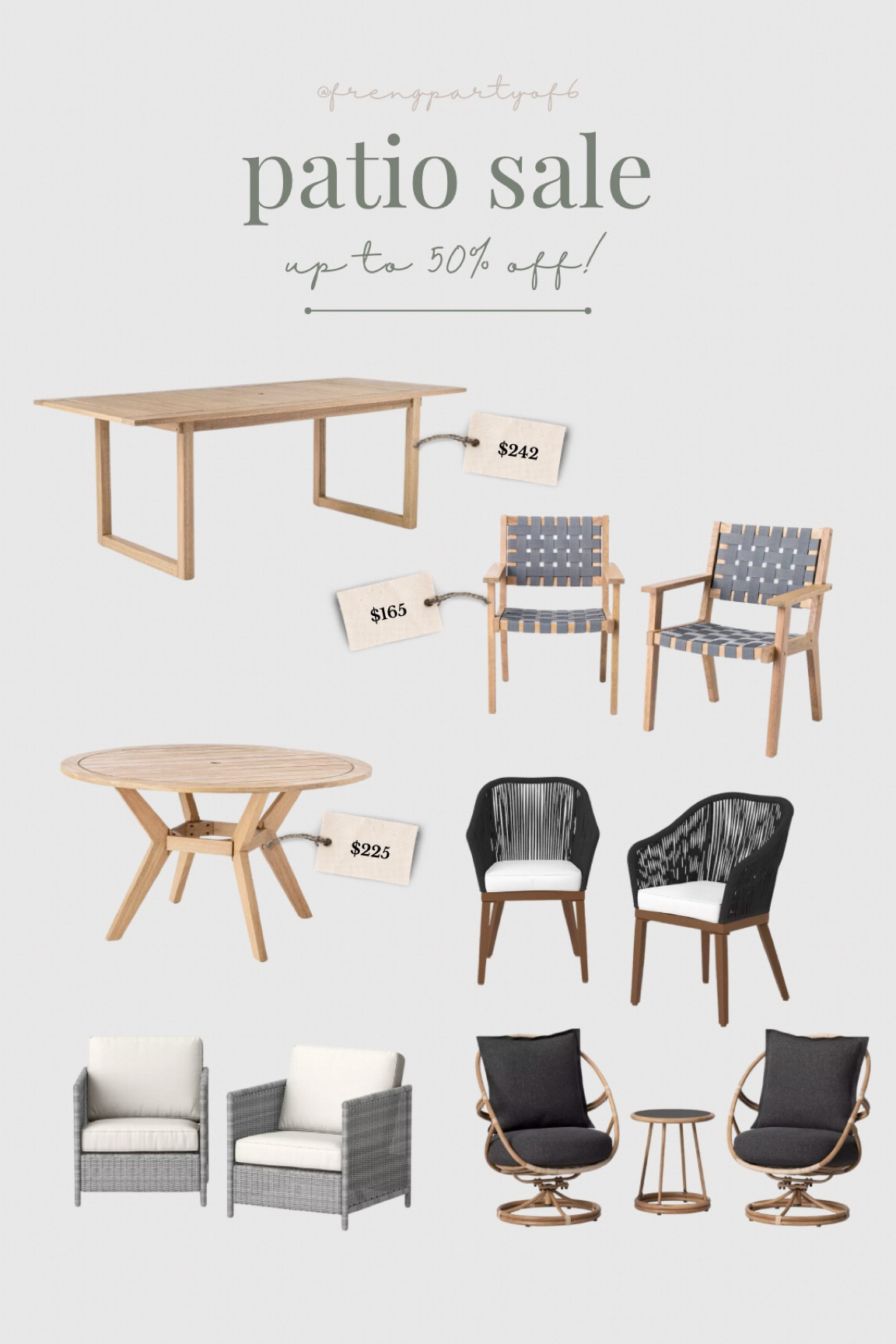 Amazing patio sale! Almost everything is 50% off, grab your patio furniture now to get the best deal!

#LTKhome #LTKsalealert #LTKSeasonal