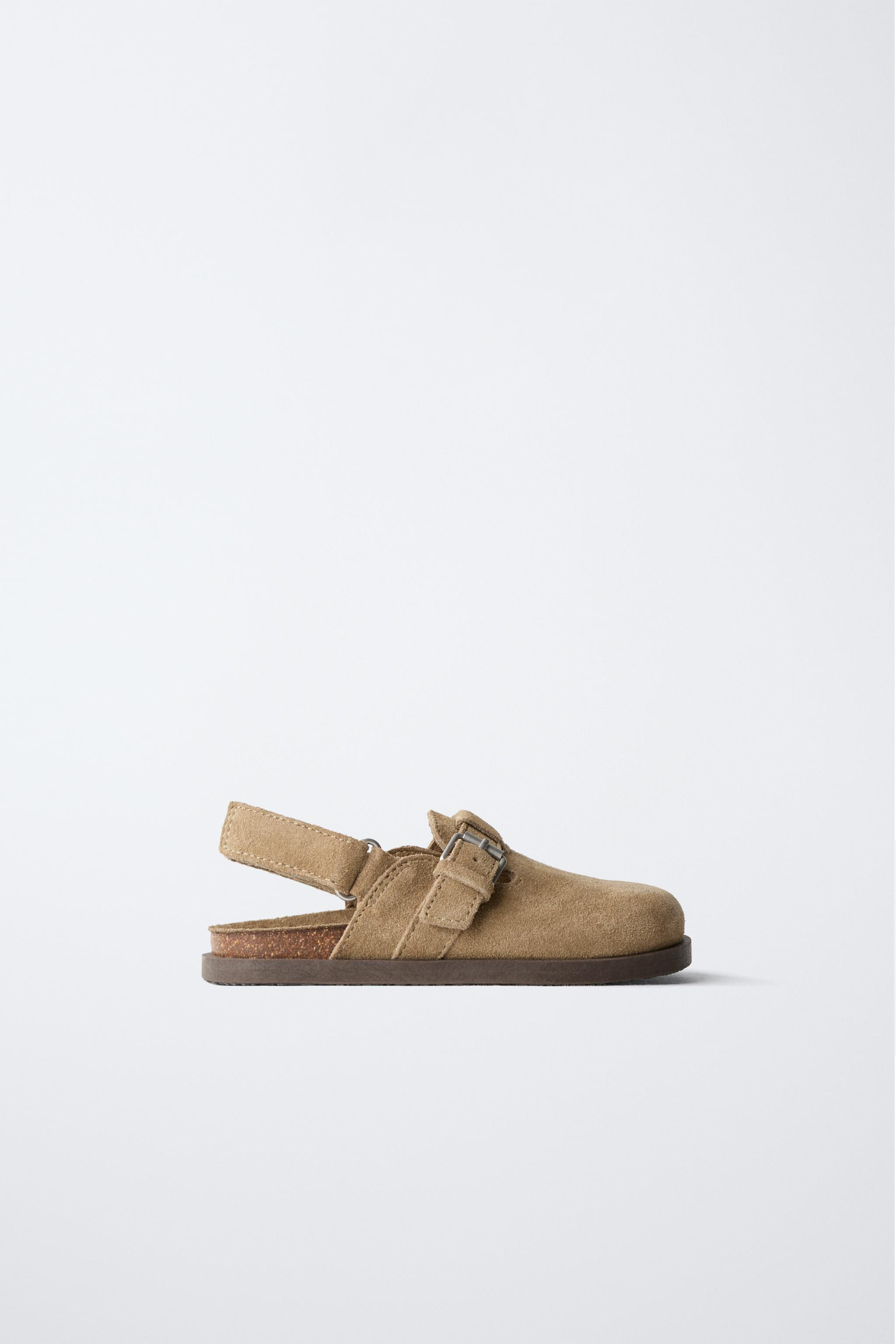 SPLIT LEATHER CLOGS | Zara US