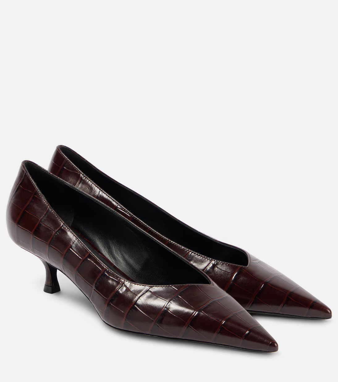50 croc-effect leather pumps | Mytheresa (US/CA)