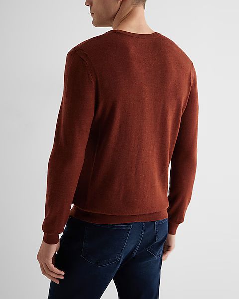 Crew Neck Merino Wool Sweater | Express