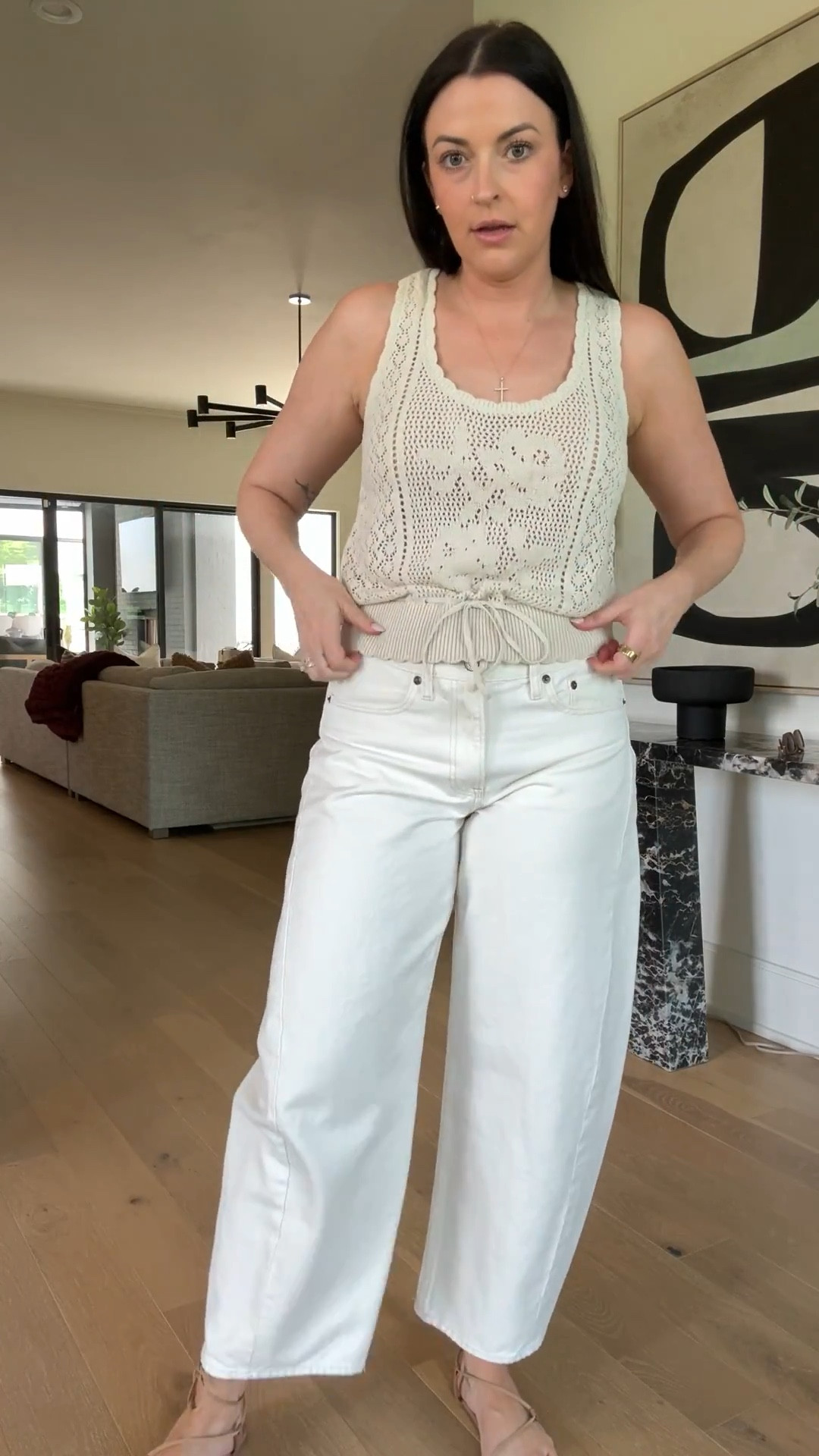 AFTIA for an extra 15% off @abercrombie 
I’m in a S knit top, 28 barrel jean

#LTKmomlife #LTKootd #LTKSaleAlert