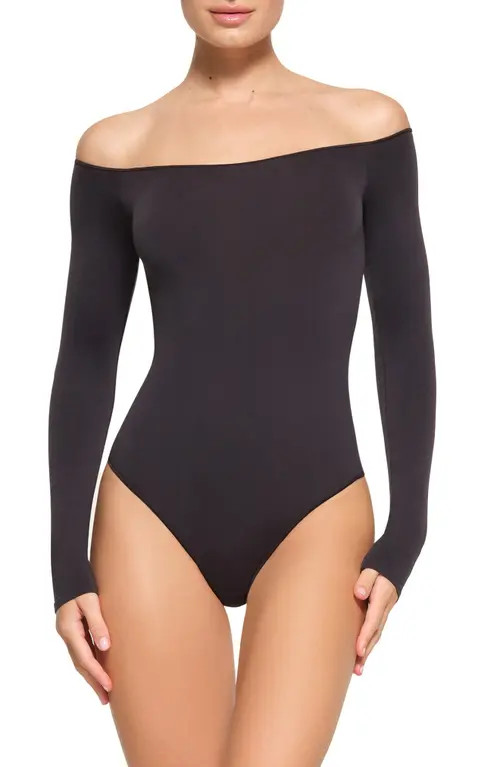 Off the Shoulder Long Sleeve Bodysuit | Nordstrom