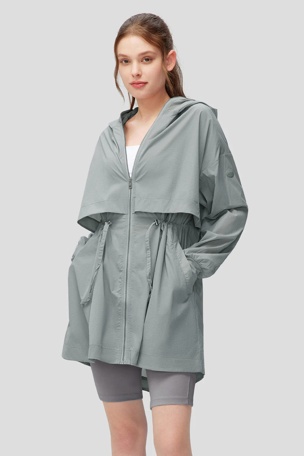 AiryArtsy - Women's Long Sun Protection Windbreaker Style UPF50+ | Beneunder US