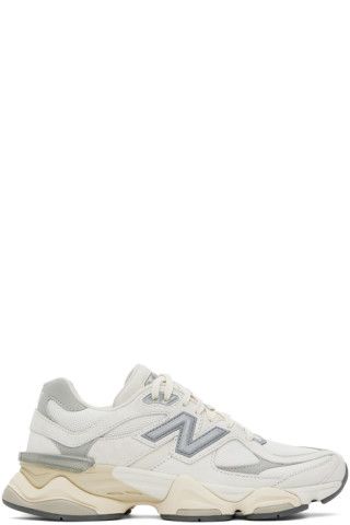 Off-White & Gray 9060 Sneakers | SSENSE