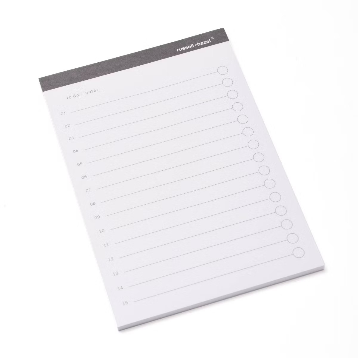 Russell+Hazel To-Do Adhesive Notes Charcoal 150ct | Target