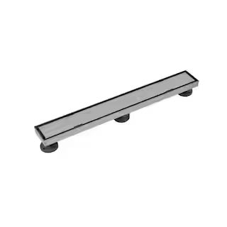 Oatey Designline 24 in. Stainless Steel Linear Shower Drain with Tile-In Pattern Drain Cover-DLS1... | The Home Depot