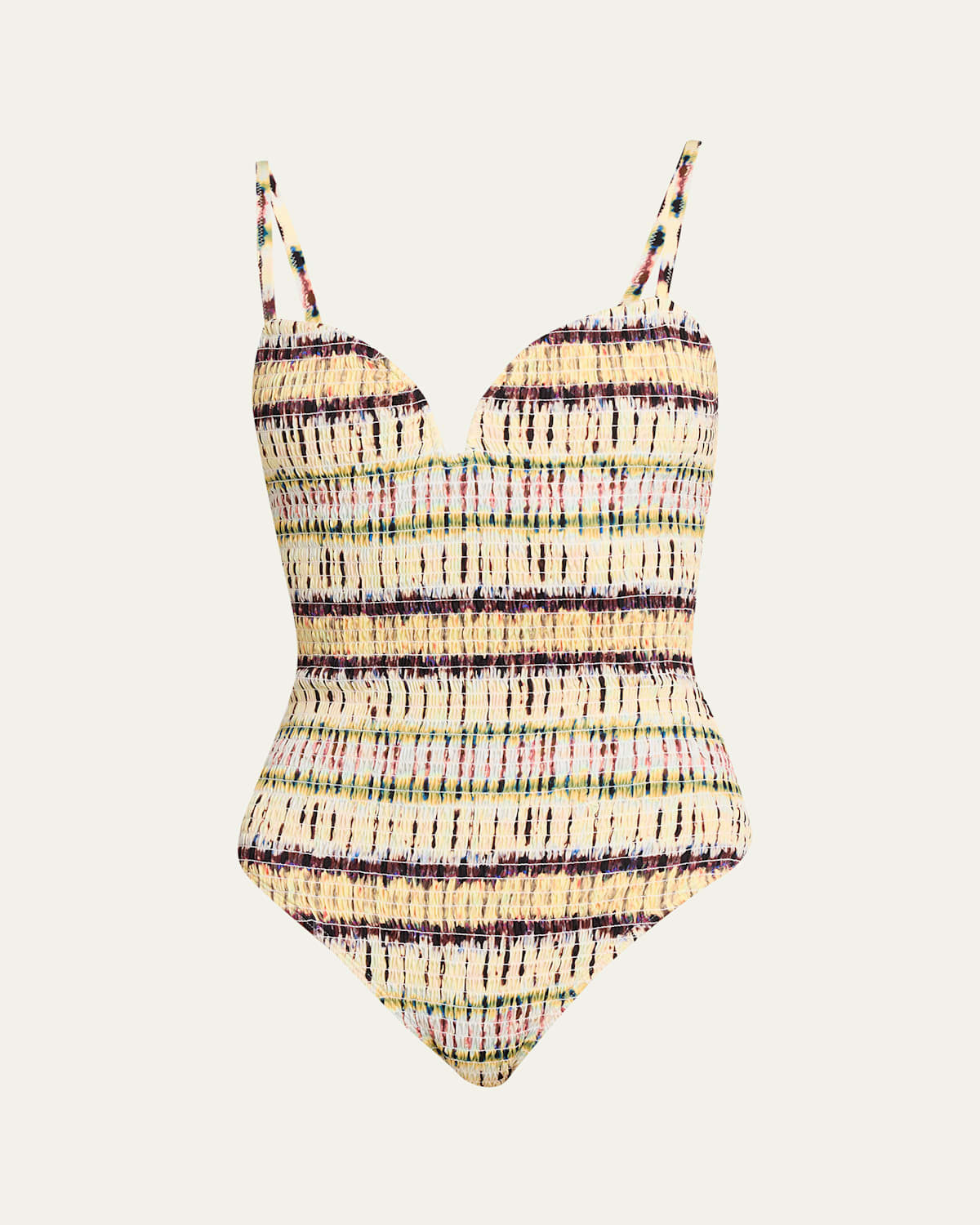 Biarritz Smocked One-Piece Swimsuit | Bergdorf Goodman