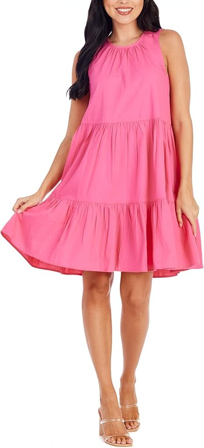 Mud Pie Women's Becker Bow Dress | Amazon (US)