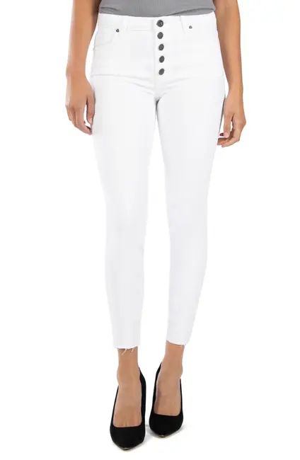 KUT from the Kloth | Connie High Waist Raw Hem Ankle Skinny Jeans | Nordstrom Rack | Nordstrom Rack