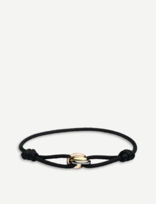 Trinity 18ct rose, yellow and white-gold bracelet | Selfridges