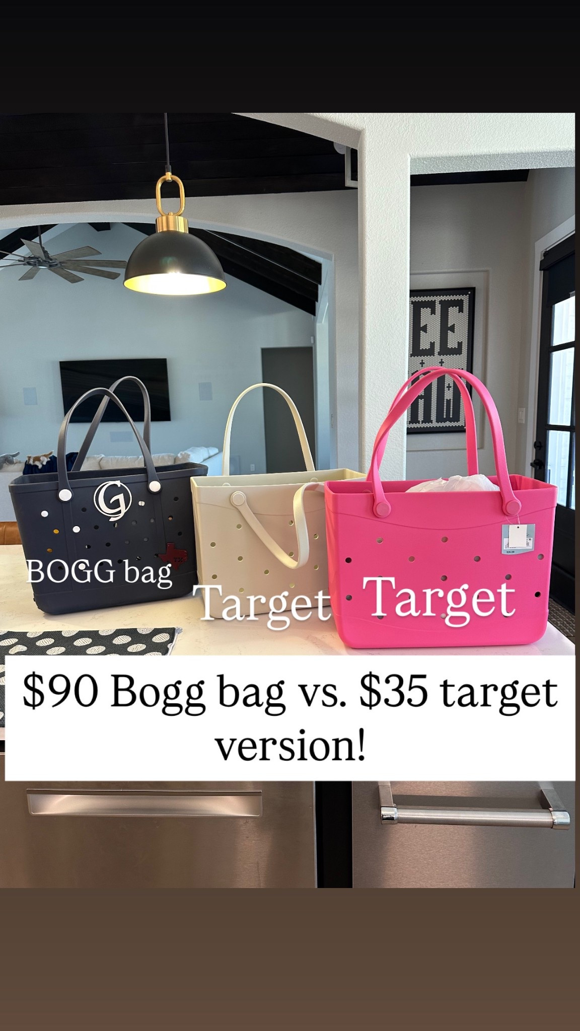 $90 BOGG bag vs. $35 BOGG bag! Target bag is amazing and worth every penny!!! Best beach bag you’ll ever own! 

#LTKSwim #LTKFindsUnder50 #LTKItBag