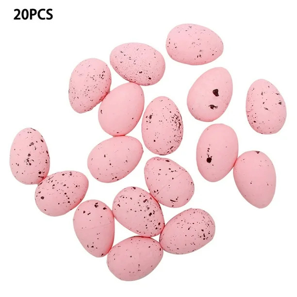 Dream Lifestyle 20 PCS Artificial Bird Eggs Craft for Home Decor Garden Ornaments DIY Easter Deco... | Walmart (US)