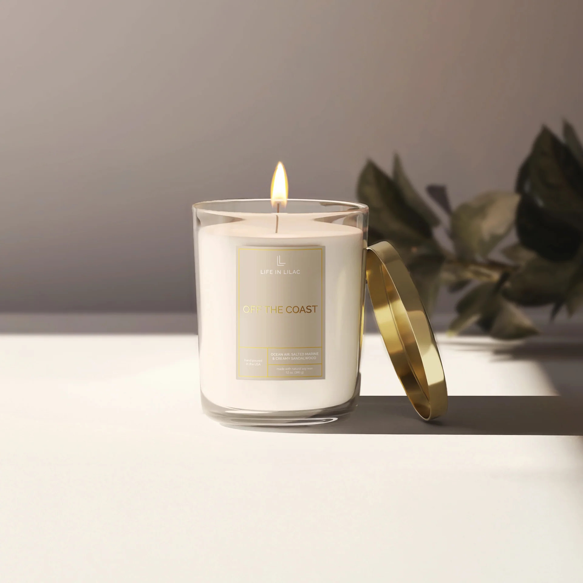 Off The Coast Candle | Life In Lilac