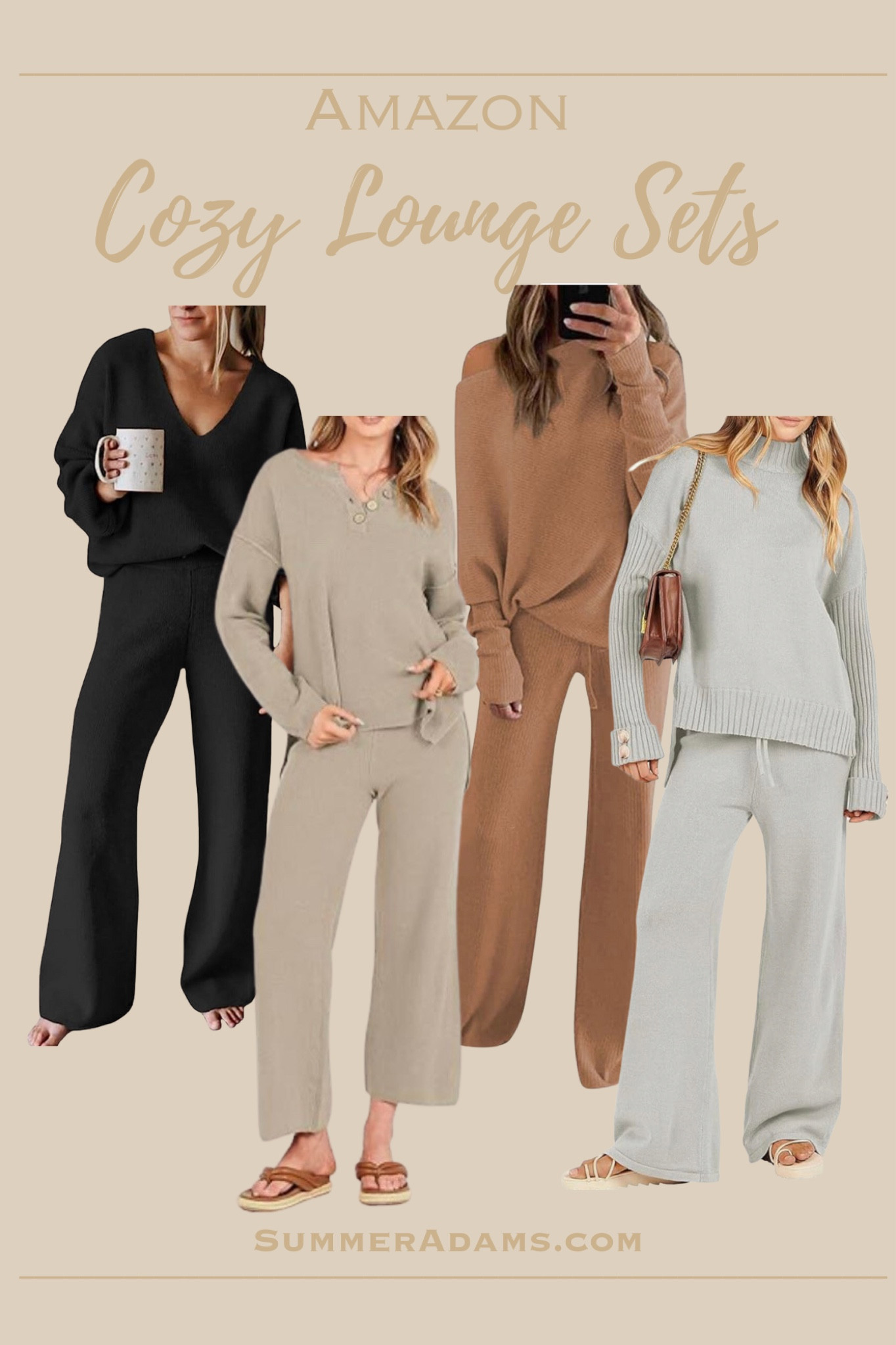 I love these cozy loungewear sets on Amazon. We’re stalemates comfort!


Found it on Amazon 
Loungewear sets 
Neutral style fashion 
Affordable fashion 

#LTKSeasonal #LTKfindsunder50 #LTKtravel