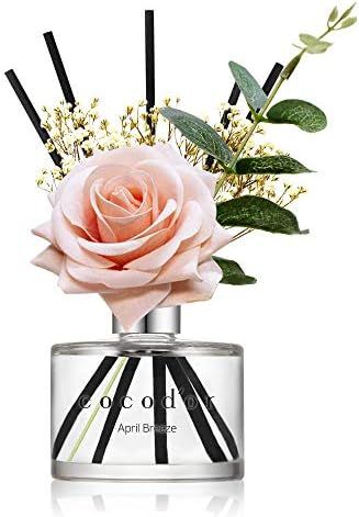 Cocodor Rose Flower Reed Diffuser/April Breeze/6.7oz(200ml)/1 Pack/Reed Diffuser, Reed Diffuser S... | Amazon (US)