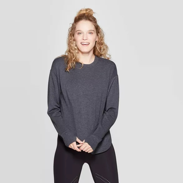 Women's Cozy Curved Hem Sweatshirt - JoyLab™ | Target