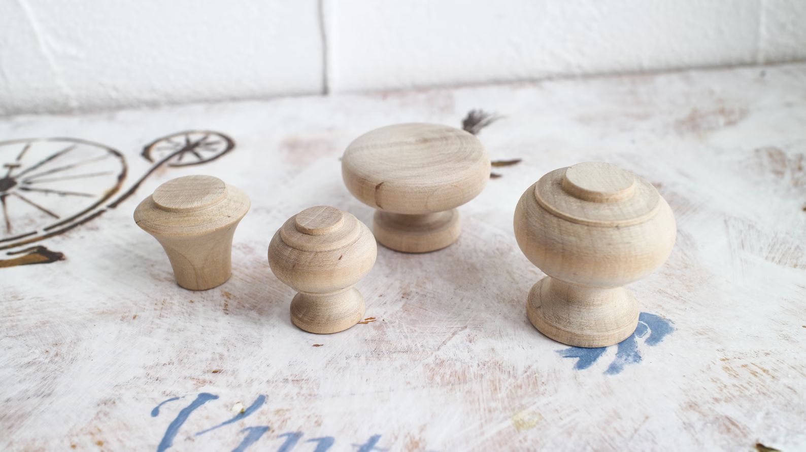 Wood Knobs New and Unfinished Nature Wood Flat Door Knob | Etsy | Etsy (US)