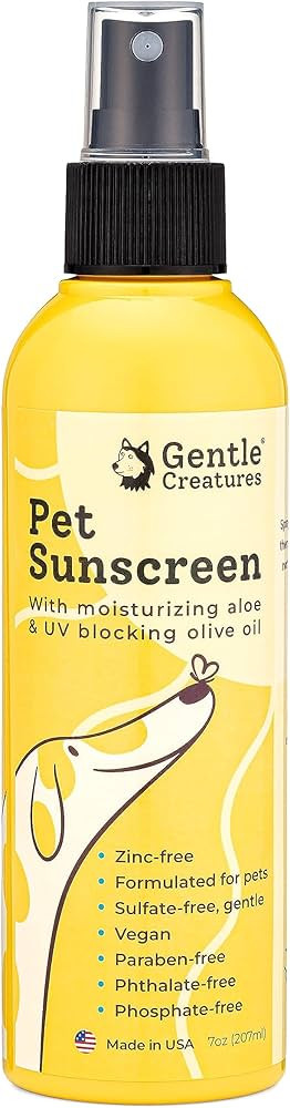 Dog Sunscreen - SPF 30+ With Skin Moisturizing Vitamin E and Olive Oil - No Zinc Oxide Safe for A... | Amazon (US)