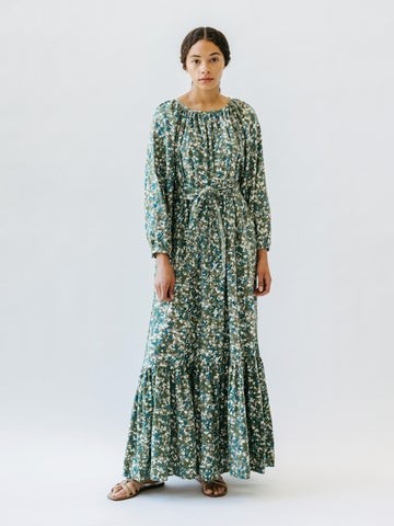 ostuni maxi dress in sweet pea - MIRTH | MIRTH