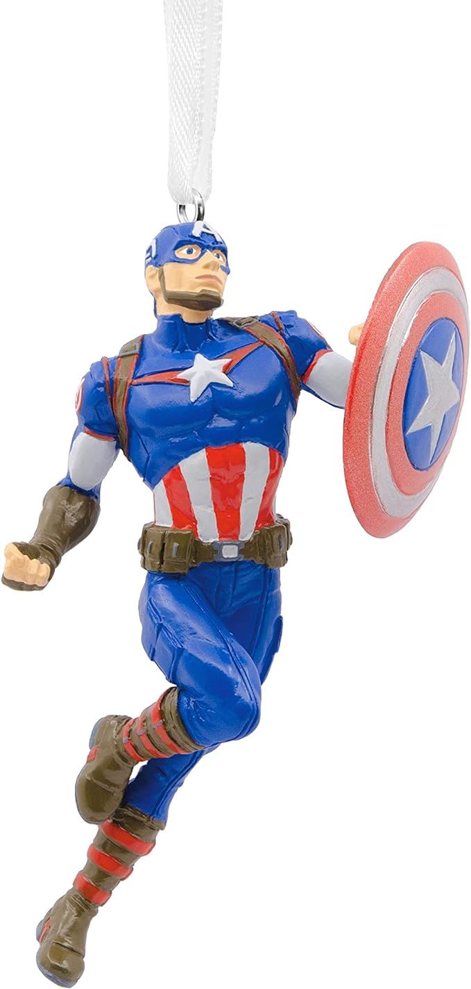 Hallmark Marvel Avengers Captain America Christmas Ornament | Amazon (US)