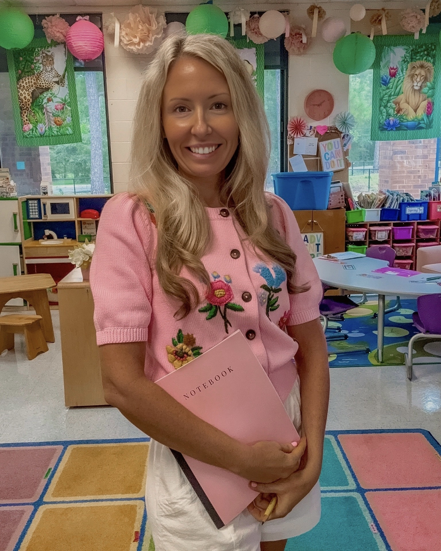 Extra Credit for PINK 🌸🍎

Our classroom is ready, the tiny chairs are waiting, and we can’t wait to welcome all of our new families as we begin another wonderful school year!🌸📚

Thank you @Boden (US) for the beautiful pink cardigan and ballet flats! They’re the perfect way to kick off a brand new school year. Here’s to new adventures, big smiles, and lots of Pre-K fun!✏️🌸 #ad

I’m 5’4 34B: Cardigan is an XS & Ballet Flats are TTS💗

#LTKPetite #LTKootd #LTKdayinmylife