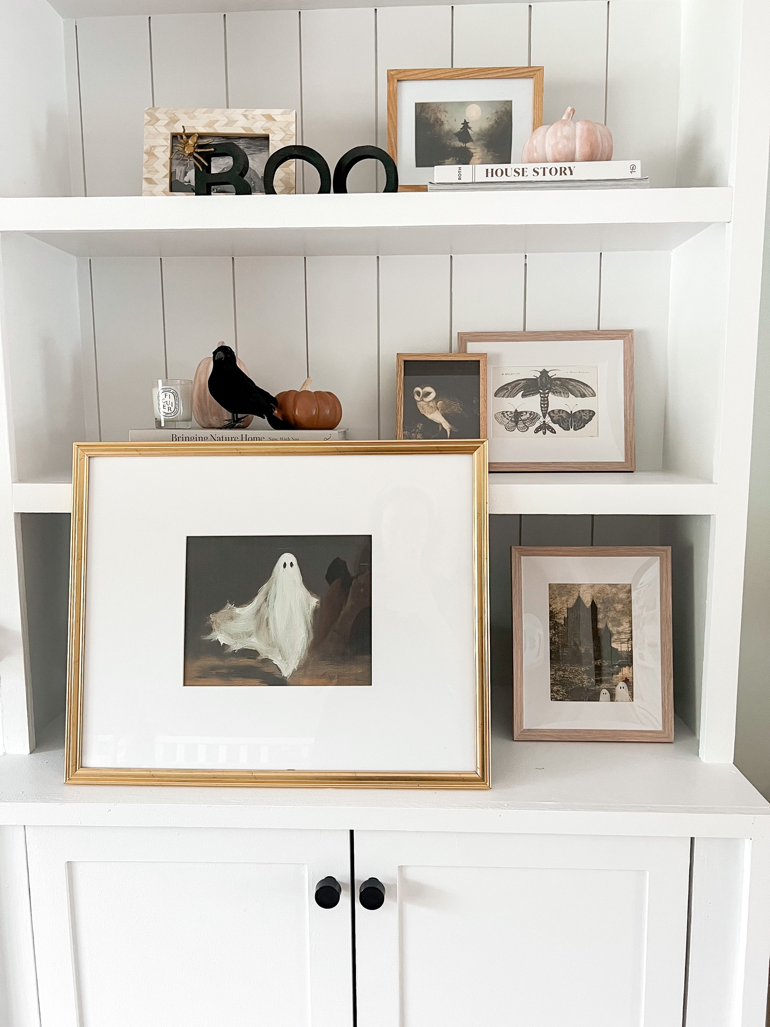 Spooky Halloween art from Etsy! An easy and affordable way to decorate! 

#LTKSeasonal