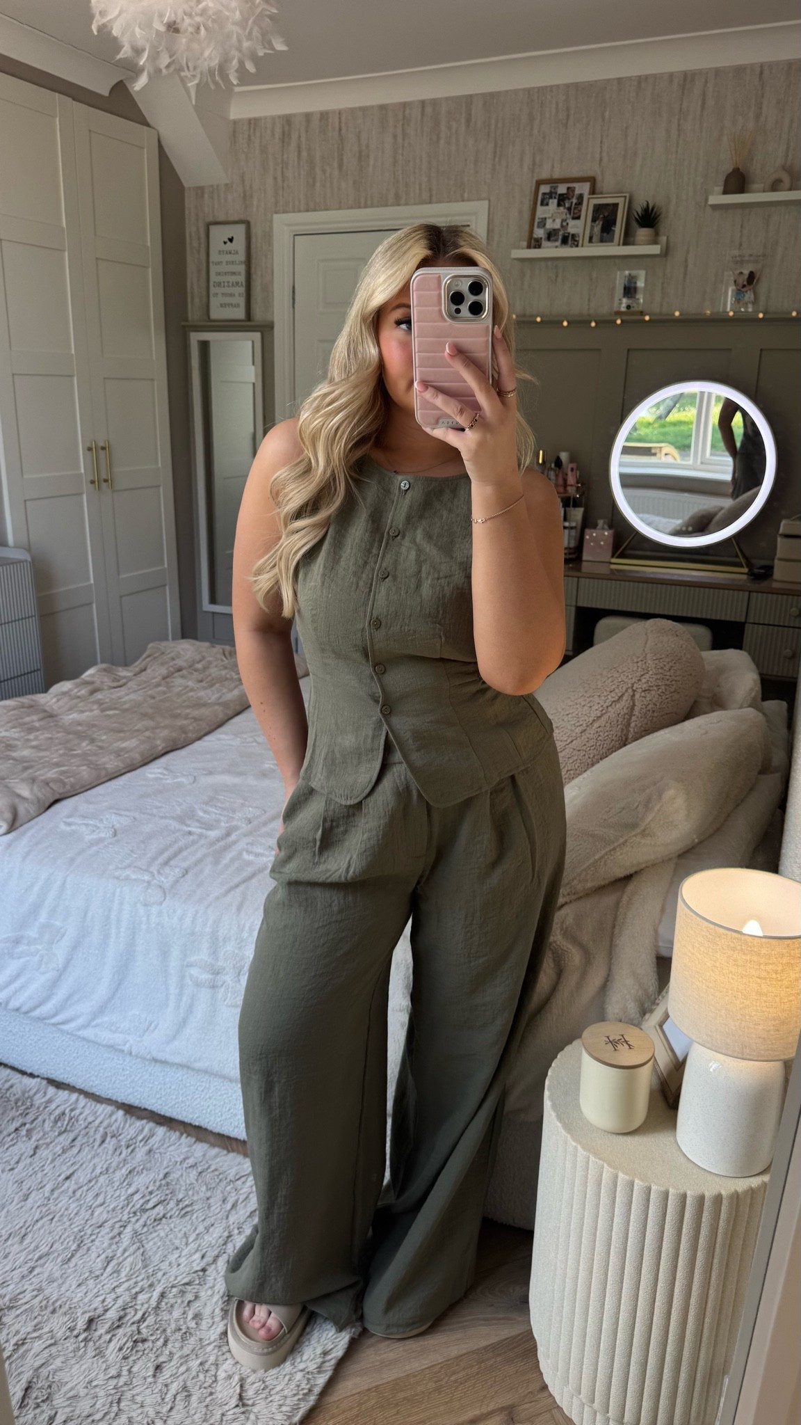 Stradivarius green linen coord 🤍

#LTKuk #LTKspring #LTKsummer