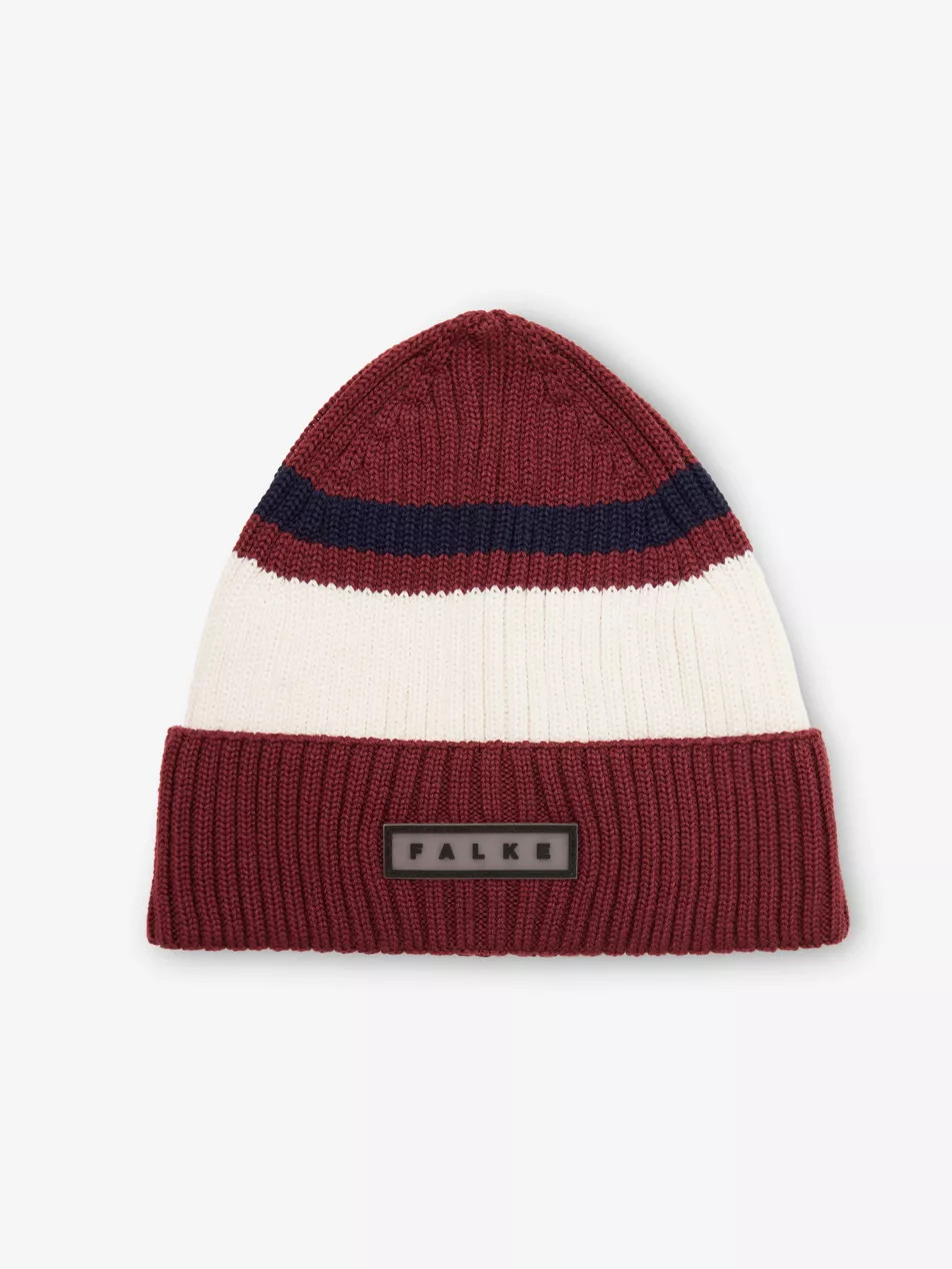 Logo-Patch Wool-Blend Beanie | Selfridges