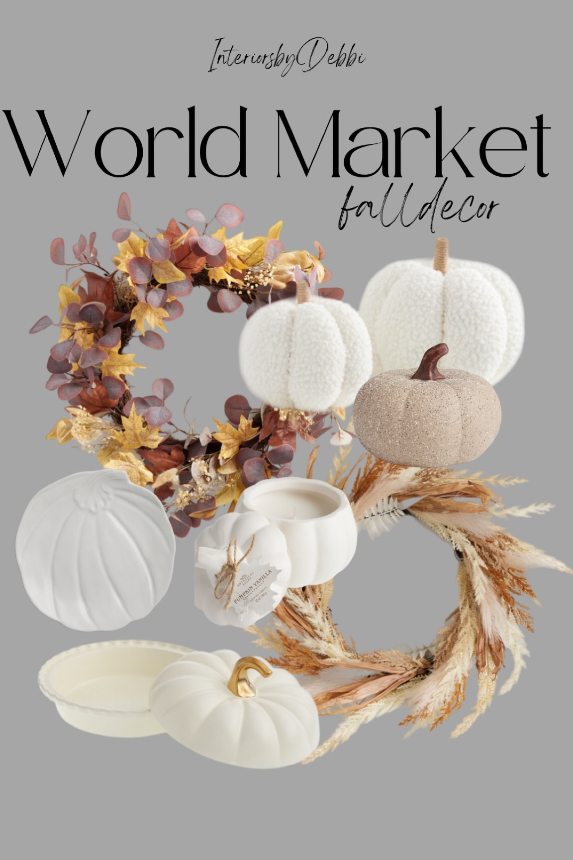 Fall Decor
Fall wreaths, fall pumpkins, pumpkin pie dish, pumpkin candle, pumpkin salad plate, accessories, budget friendly, neutral decor, transitional decor, home decor #worldmarket

#LTKSeasonal #LTKFind #LTKhome