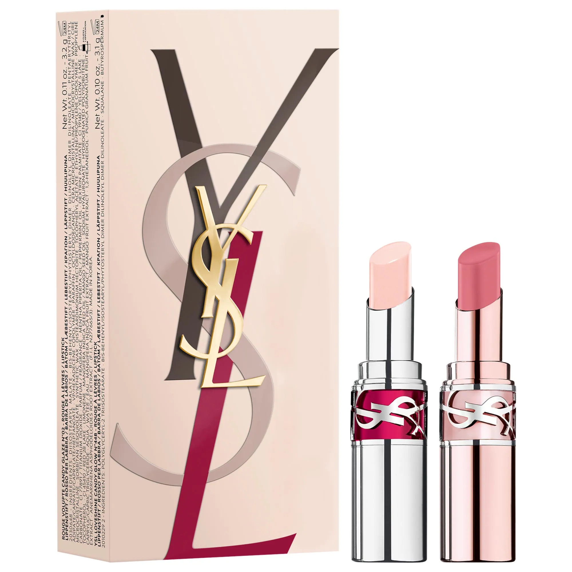Yves Saint Laurent YSL Lip Gloss Stick & Tinted Lip Balm Gift Set | Sephora (US)