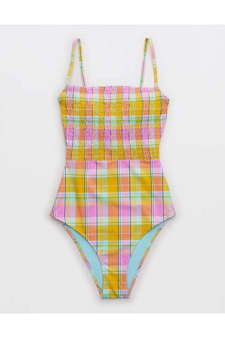 Aerie Smocked One Piece Swimsuit | American Eagle Outfitters (US & CA)