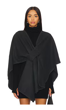 Soia & Kyo Claudelle Cape in Black from Revolve.com | Revolve Clothing (Global)