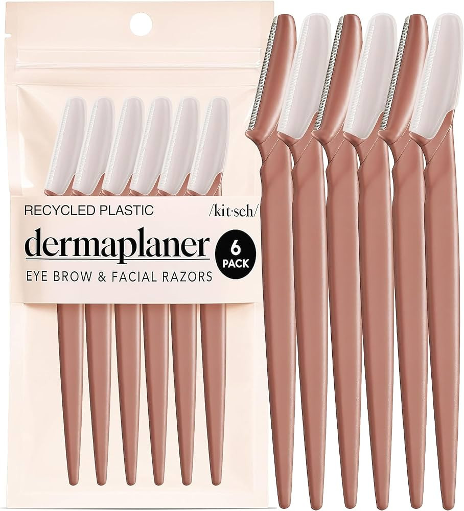 Kitsch Dermaplane Razor for Women Face \u2013 Terracotta, 6 pcs | Amazon (US)