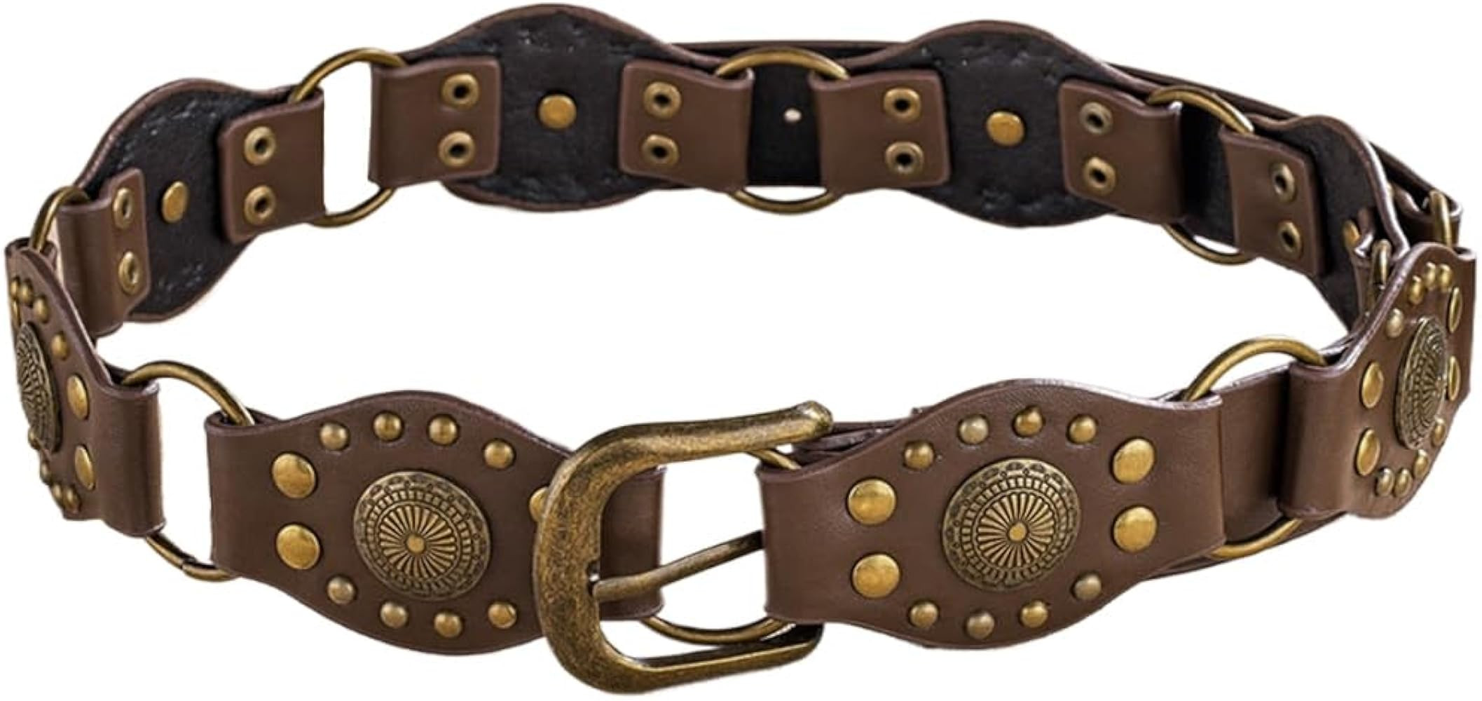 Western Leather Belts Cowgirl Belts for Women Brown Country Belt | Amazon (US)