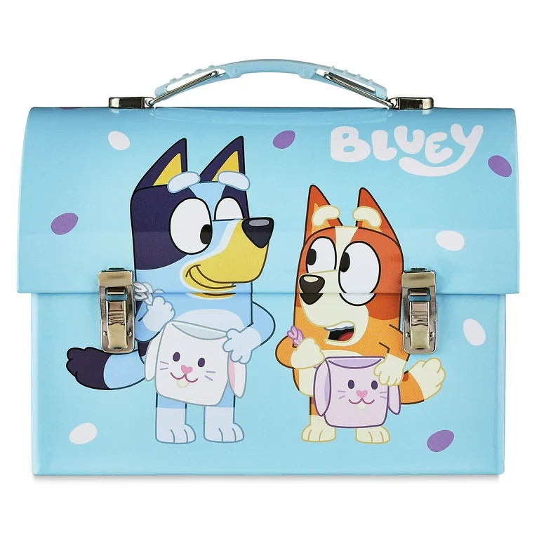 Bluey Workman's Style Tin Carry All, 1 Count, 5 inches High, with Handle, Party Favors | Walmart (US)