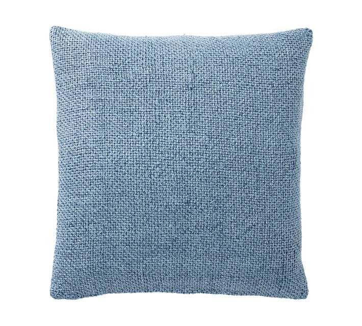 Tonal Palette Pillow Collection - Chambray Blues | Pottery Barn (US)