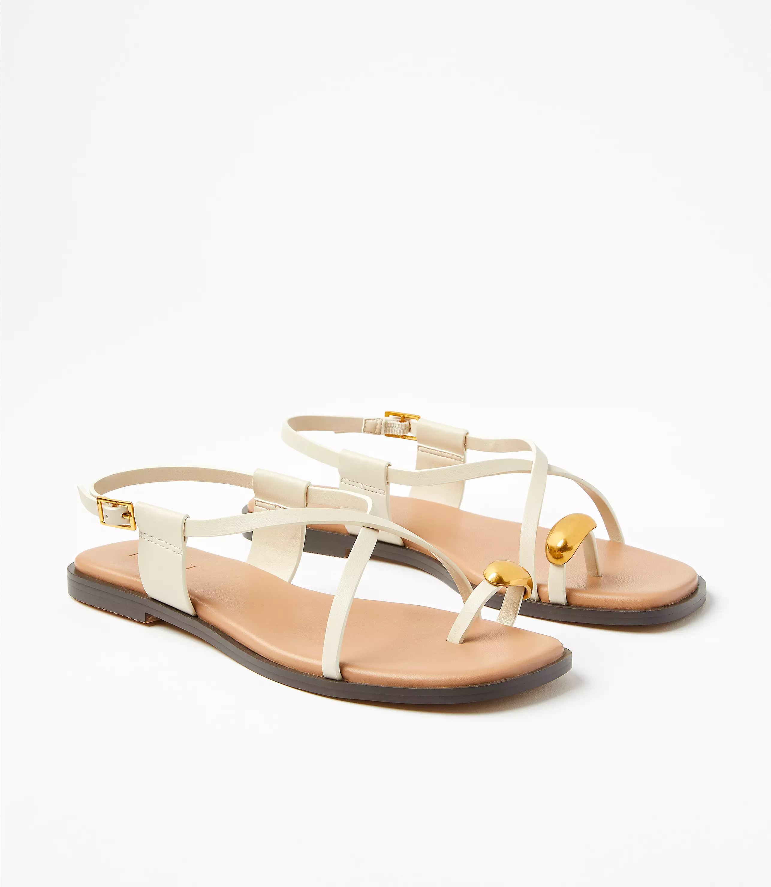 Metal Toe Ring Sandals | LOFT