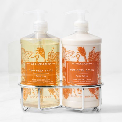 Williams Sonoma Pumpkin Spice Hand Soap & Lotion 3-Piece Kitchen Set | Williams-Sonoma