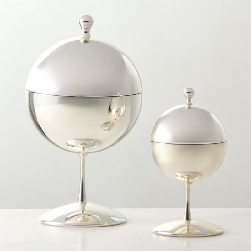 Emporia Stainless Steel Dishes With Lids Set of 2 | CB2