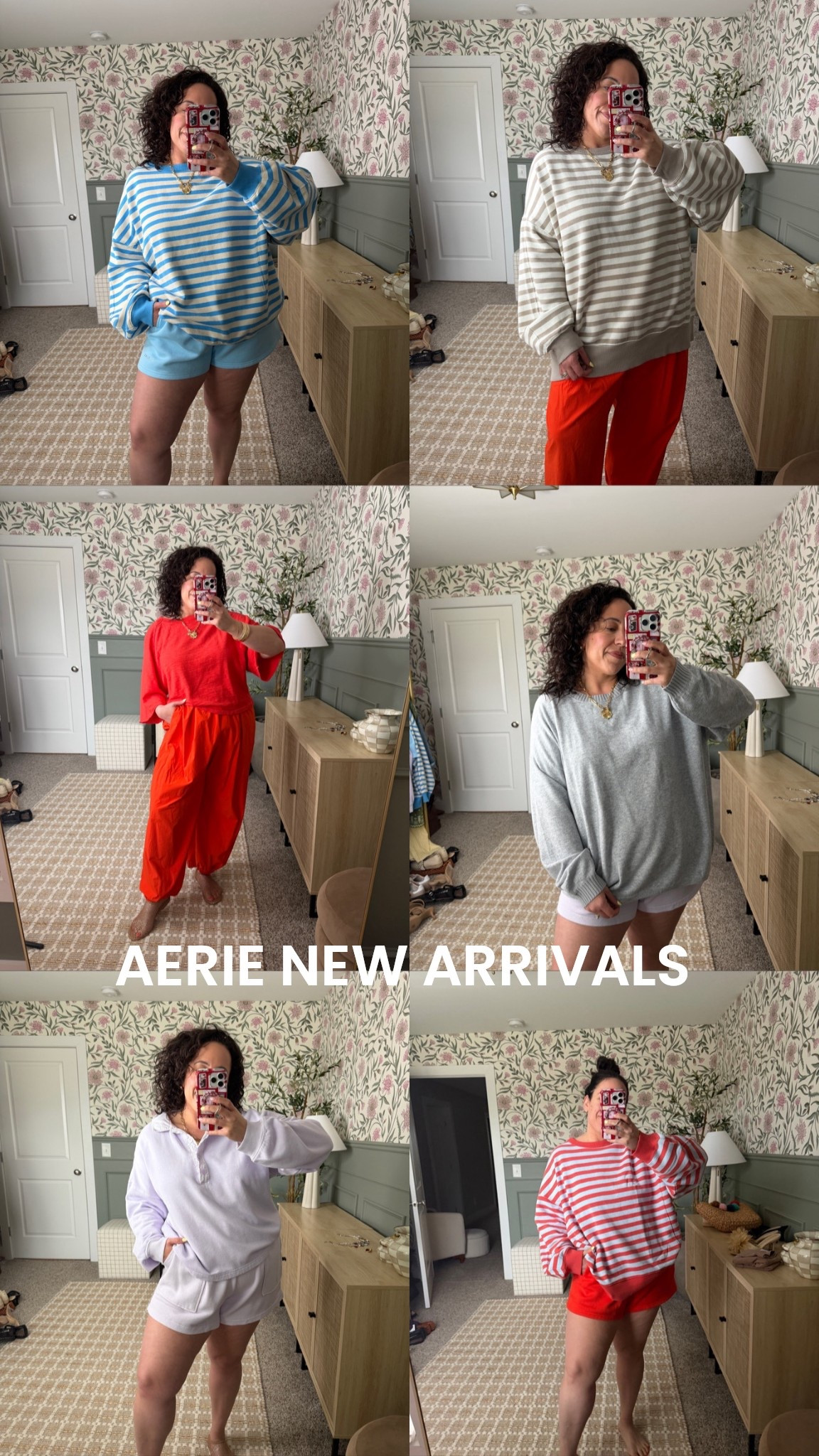 Aerie new arrivals for the midsize girl size large in top and xl in bottoms! 

#LTKMidsize #LTKootd #LTKSaleAlert