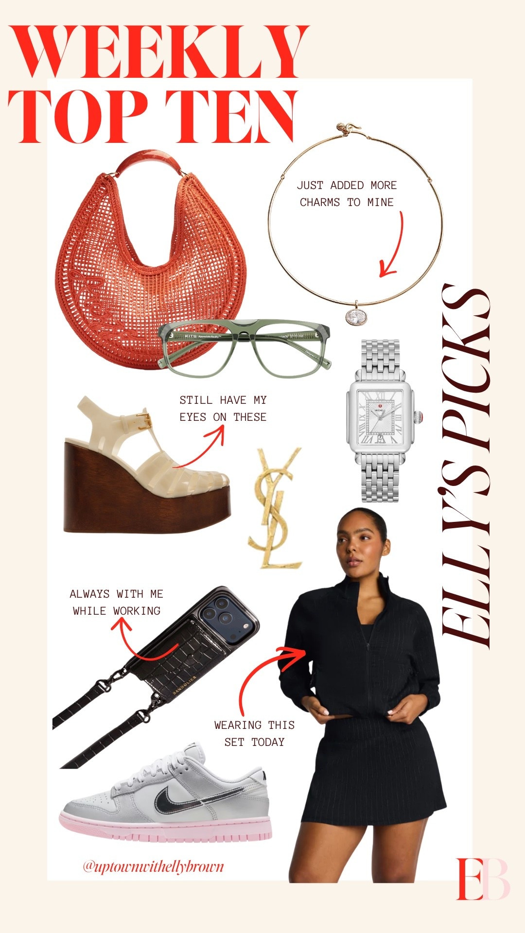 My top ten weekly picks ready for you to shop! Spanx // farm rio wedges // phone accessories// bauble bar // arezzo // Nike dunks 

#LTKTravel #LTKSeasonal #LTKdayinmylife