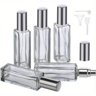 5 Sets Of 20ml Portable Travel Perfume Refill Bottles 5 Sets Of 20ml Glass Perfume Spray Bottles Spray Mini Portable Travel Cologne Water Dispenser In | SHEIN