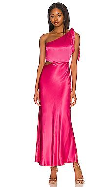 Bardot Audrey One Shoulder Top in Pop Pink from Revolve.com | Revolve Clothing (Global)