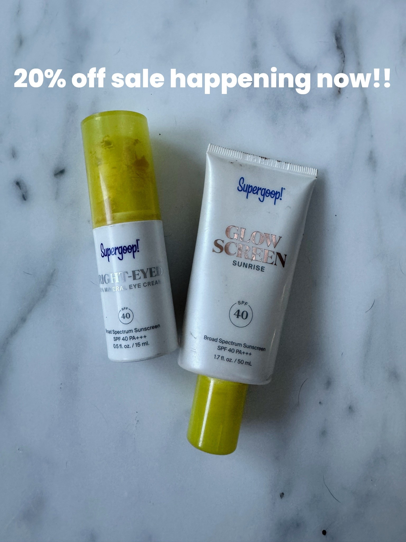 2 of my favorite products are on sale!! Go get some!
@Supergoop!

#LTKselfcare #LTKmorningroutine #LTKootd